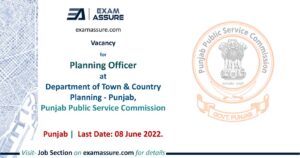 Vacancy for Planning Officer (Group A) at Department of Town & Country Planning - Punjab, Punjab Public Service Commission 07 Positions
