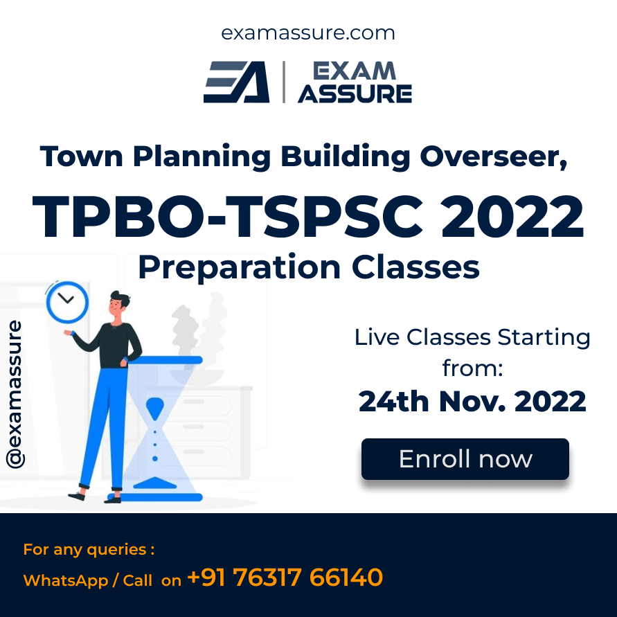 TSPSC TPBO COACHING 2022