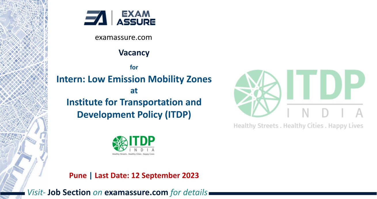 What Is A Low Emission Zone? - Institute for Transportation and Development  Policy