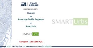 Vacancy for Associate Traffic Engineer at SmartUrbs | Gurugram (Last Date: N/A)