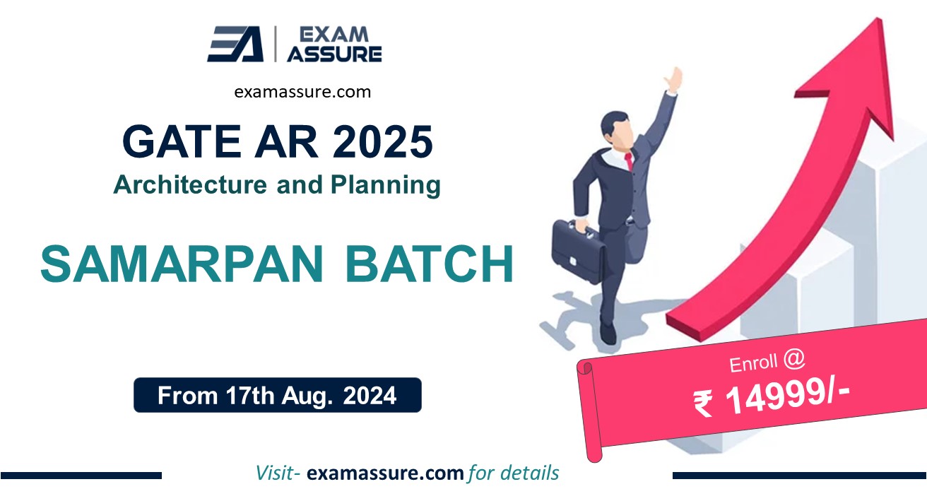 Exam Assure GATE Architecture and Planning Coaching - GATE AR Samarpan Batch 2025