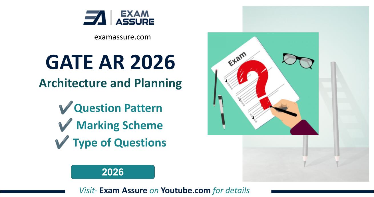 GATE Architecture Question Pattern Architecture and Planning 2026 Marking Scheme Type of Questions