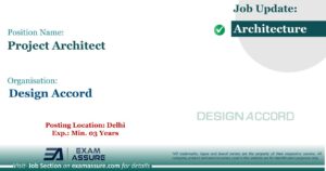 Vacancy for Project Architect at Design Accord | Posting Location: New Delhi (Exp.: Min. 03 Years)
