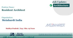Vacancy for Resident Architect at Meinhardt India | Posting Location: Madhya Pradesh (Exp.: Min. 05 Years)
